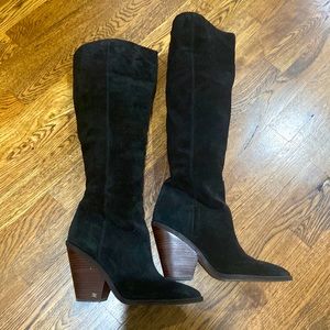 Sam Edelman Indigo knee high black boots